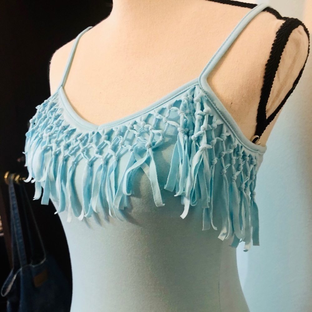 3/$25🎈Nordstrom Rebel Sky boho maxi baby blue dr… - Picture 7 of 10